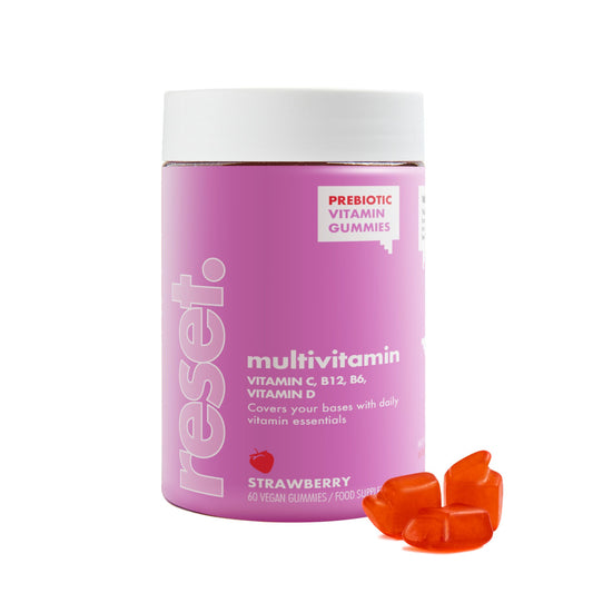 RESET Multi-Vitamin Gummies Strawberry Flavour 🍓