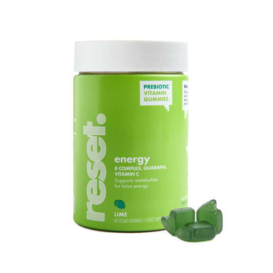 RESET Energy Vitamins Gummies Lime Flavour 💚
