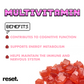 RESET Multi-Vitamin Gummies Strawberry Flavour 🍓