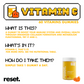 RESET Vitamin C Vitamins Gummies Orange Flavour 🟠