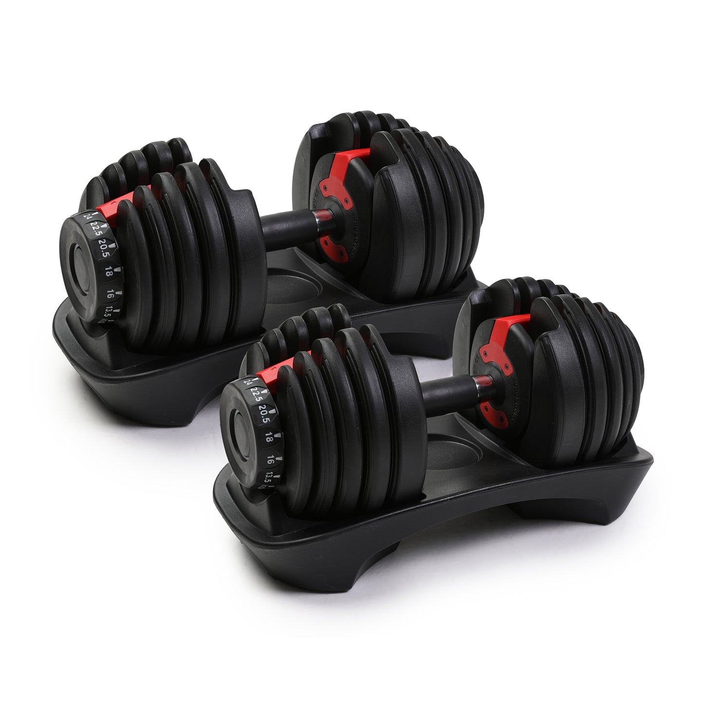 NORTHERN Selectable Adjustable Dumbbell Pair - 24kg x 2